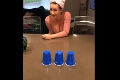 Myślała, że z nim wygrała. Kiedy grasz z dziewczyną w trzy kubki