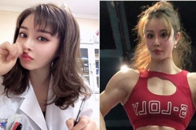 „Twarz anioła, a ciało diabła” Lekarka z Chin zaskakuje ciałem strongmenki