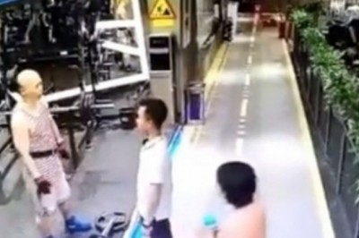 Typ wystartował do ziomka na siłowni. Niestety trafił na kozaka