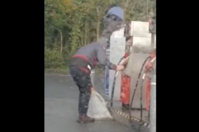 Kiedy chcesz zatankować paliwo do reklamówki, ale coś idzie nie tak