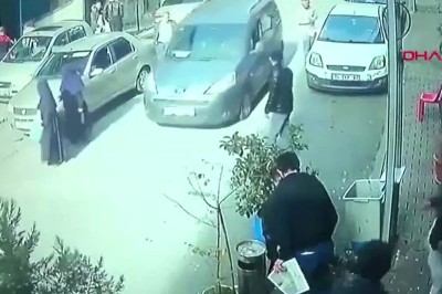 Nie znasz dnia ani godziny. Pechowy przechodzień kontra ciężarówka 