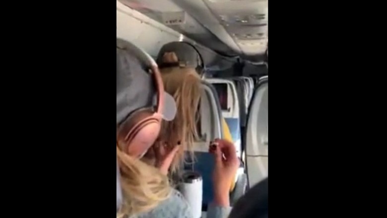 Zemsta w samolocie na blondynie z długimi włosami. Konkretnie ją załatwiła
