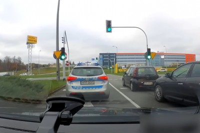 Konkretna wtopa przy policjantach. Mandat gwarantowany