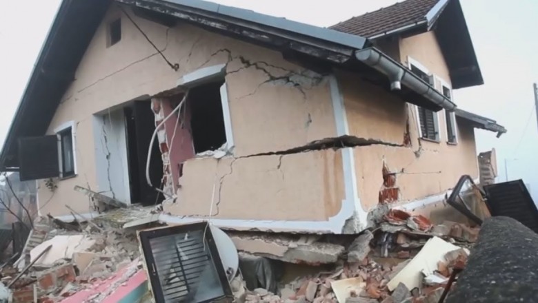 Ostatnie trzęsienie ziemi w Chorwacji zarejestrowane okiem kamer 