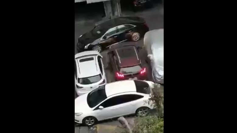 Wkurzony kierowca mści się na właścicielu auta, który go zablokował 