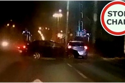 Bo on jest „mistrzem prostej” w Alfie. Nagranie z wypadku w Poznaniu 