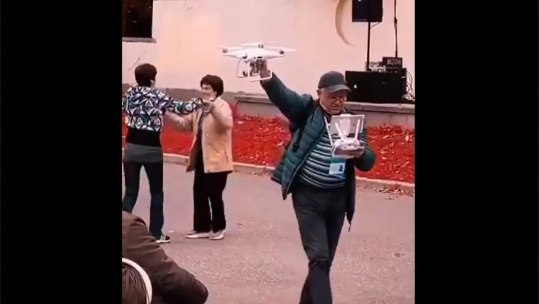 Mistrzowski przelot dronem nad publiką. Rozwalił system