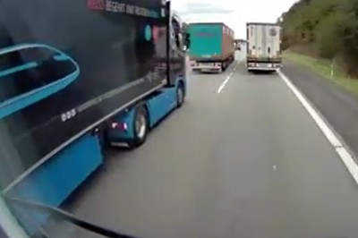 Wyścigi ciężarówek i lekcja życia dla jednego z nich