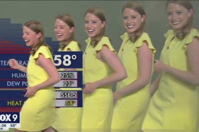 Zabawna prezenterka ma ubaw podczas wejścia na żywo 