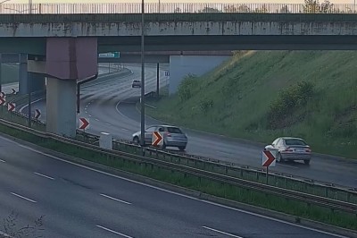 Z Fiata Stilo wyleciał silnik. Kolejne zdarzenie na DTŚ