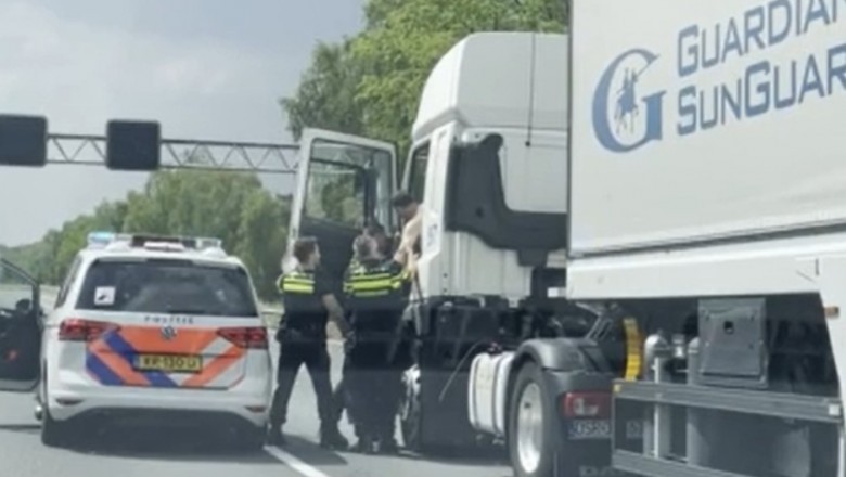 Holenderska policja zatrzymuje kierowcę ciężarówki z Polski