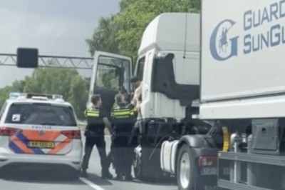 Holenderska policja zatrzymuje kierowcę ciężarówki z Polski