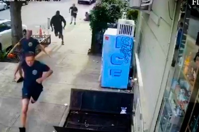 Cwaniak na rowerze kontra strażacy. Szybko pożałował tego co zrobił