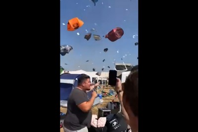 Pechowi imprezowicze kontra trąba powietrzna