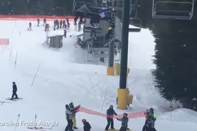 Nastolatkowie ratują chłopca wiszącego na wyciągu krzesełkowym