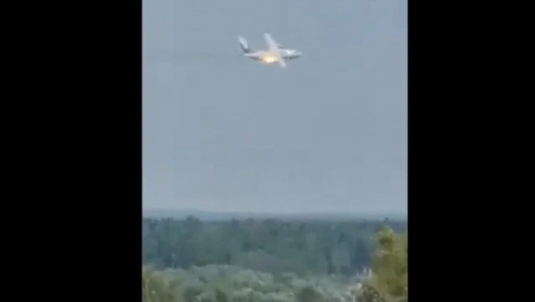 Nagranie z rozbicia się eksperymentalnego rosyjskiego samolotu