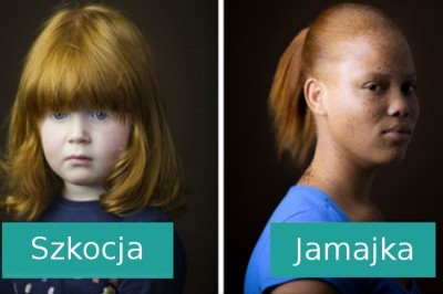 Fotograf robi zdjęcia rudych osób z różnych zakątków świata, pokazując ich urodę 