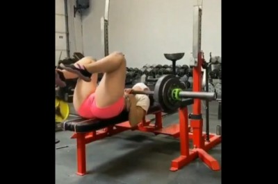 Dziewczyna postanowiła poćwiczyć sobie bez asekuracji