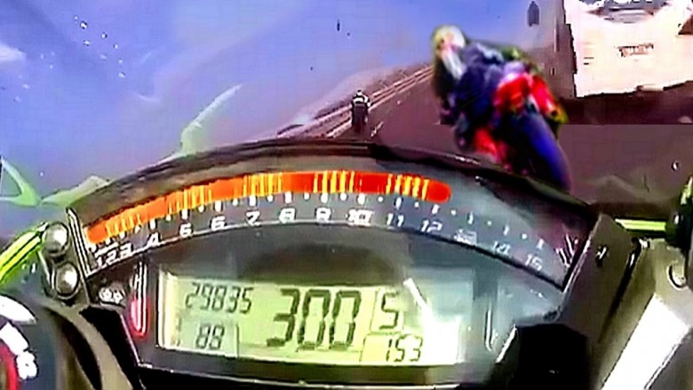 Typ nagrał swój wypadek na motocyklu przy 300 km/h