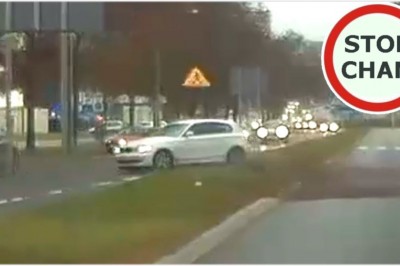 Mistrz driftu w BMW rozwala auto na prostej drodze - Lublin