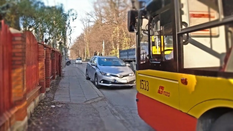 Kiedy wjeżdżasz pod zakaz, ale trafiasz na autobus - Warszawa