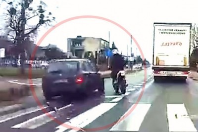Dostał mandat na 3500 zł za niebezpieczne wyprzedzanie