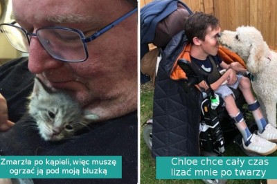 Te niezwykłe fotografie pokazują jak głęboka więź może łączyć zwierzęta i ludzi