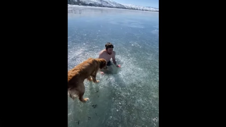 Chciał sprawdzić jak to jest zgubić się pod lodem 