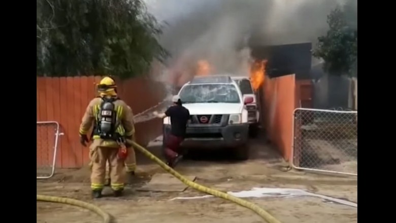 Strażacy byli zdziwieni, gdy wbiegł do palącego się domu 