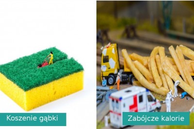 Fotograf używa codziennych przedmiotów do tworzenia malutkich światów