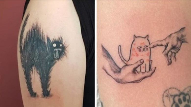 23 pomysły na niezwykłe kocie tatuaże. Posiadacze to prawdziwi kociarze