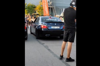 Pojedynek dwóch BMW na głośniejszy wydech. Gość wszystkich zaskoczył