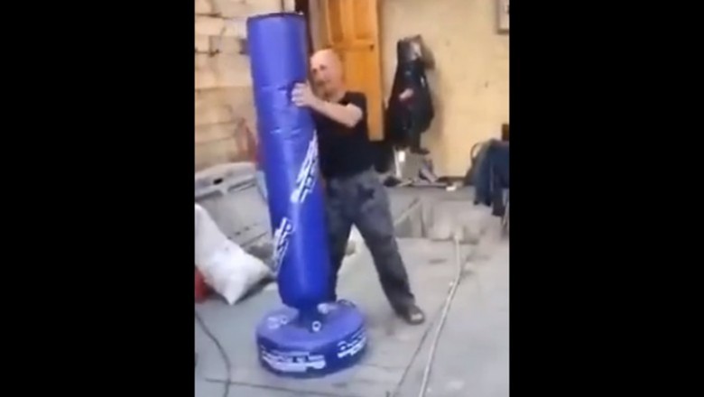 Kiedy Twój kumpel chce pokazać w garażu jakim mocnym jest bokserem