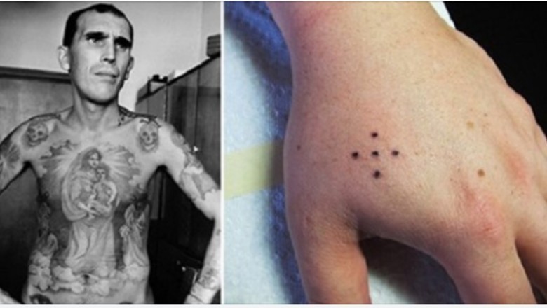 Więzienne tatuaże i ich ukryte znaczenia. Jeśli zobaczysz je u kogoś bądź ostrożny