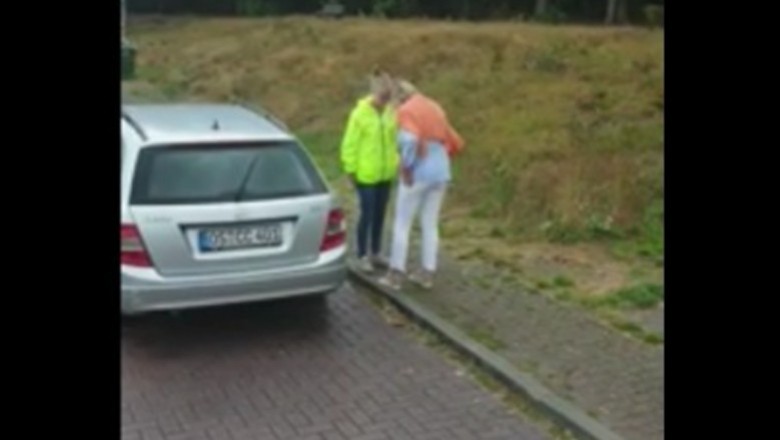 Ziomek przyuważył mamę i córkę na parkingu podczas nietypowej akcji