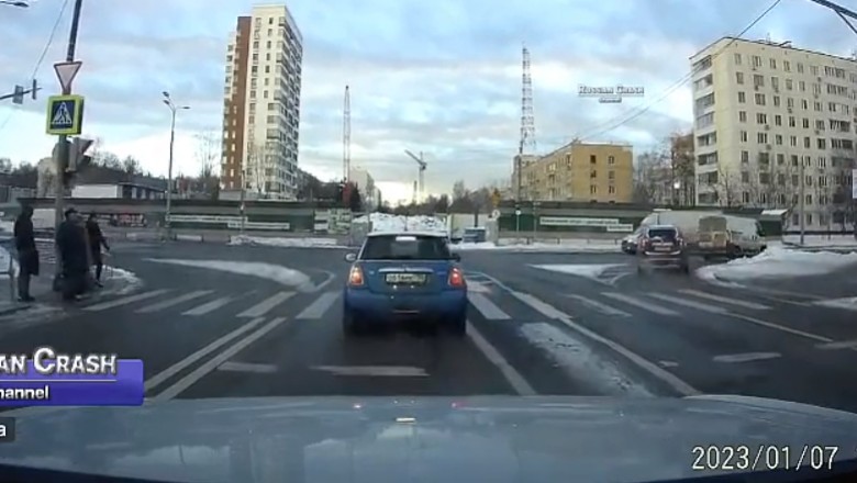 Kozak w Mini szybko żałuje swojej brawurowej jazdy na mieście