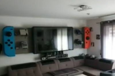 Szczena opada. Niesamowity zestaw telewizyjny z ukrytymi konsolami