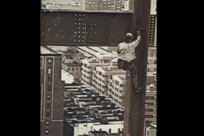 Kozak pracujący na wieżowcach. BHP go nie interesowało