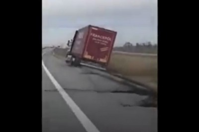 Położył TIRa mając 2 promile w wydychanym powietrzu