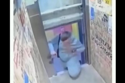 Wchodził do windy która, właśnie ruszyła. Ku przestrodze