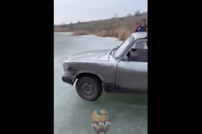 Szalony drift Ładą, który nie poszedł zgodnie z planem