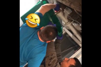 Nie chciał zadzwonić po hydraulika. Szybko pożałował