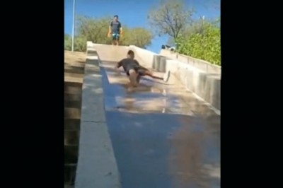 Mówią, że głową muru nie przebijesz. On postanowił spróbować