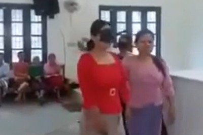 Bezbłędnie znalazła swojego męża z zawiązanymi oczyma