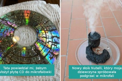 17 przykładów na to, że pewnych rzeczy nie powinniśmy wkładać do mikrofalówki