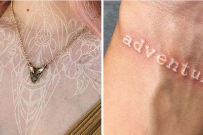 Te białe tatuaże wyglądają niczym starożytne runy. Niezwykłe ozdoby ciała