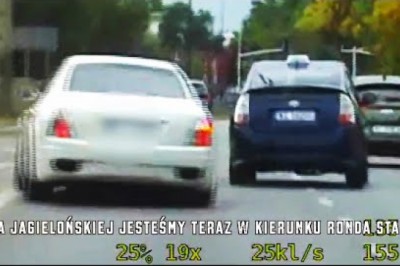 Pościg za Maserati ulicami Warszawy. Policja opublikowała nagranie