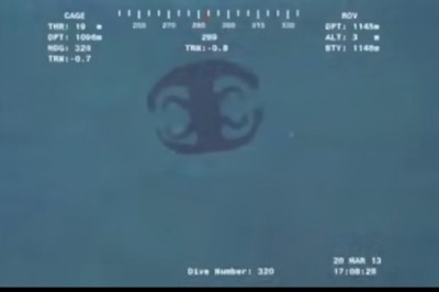 Niezwykłe stworzenie, zarejestrowane na głębokości 1000 metrów w oceanie Indyjskim