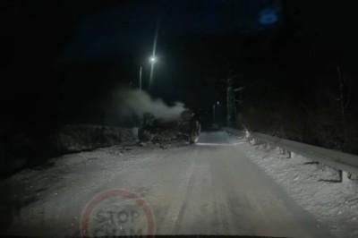 14-latek dachował samochodem w Chochołowie - nagranie