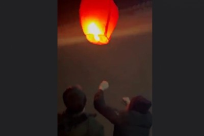 Lampion kontra chata. Co mogło pójść nie tak?